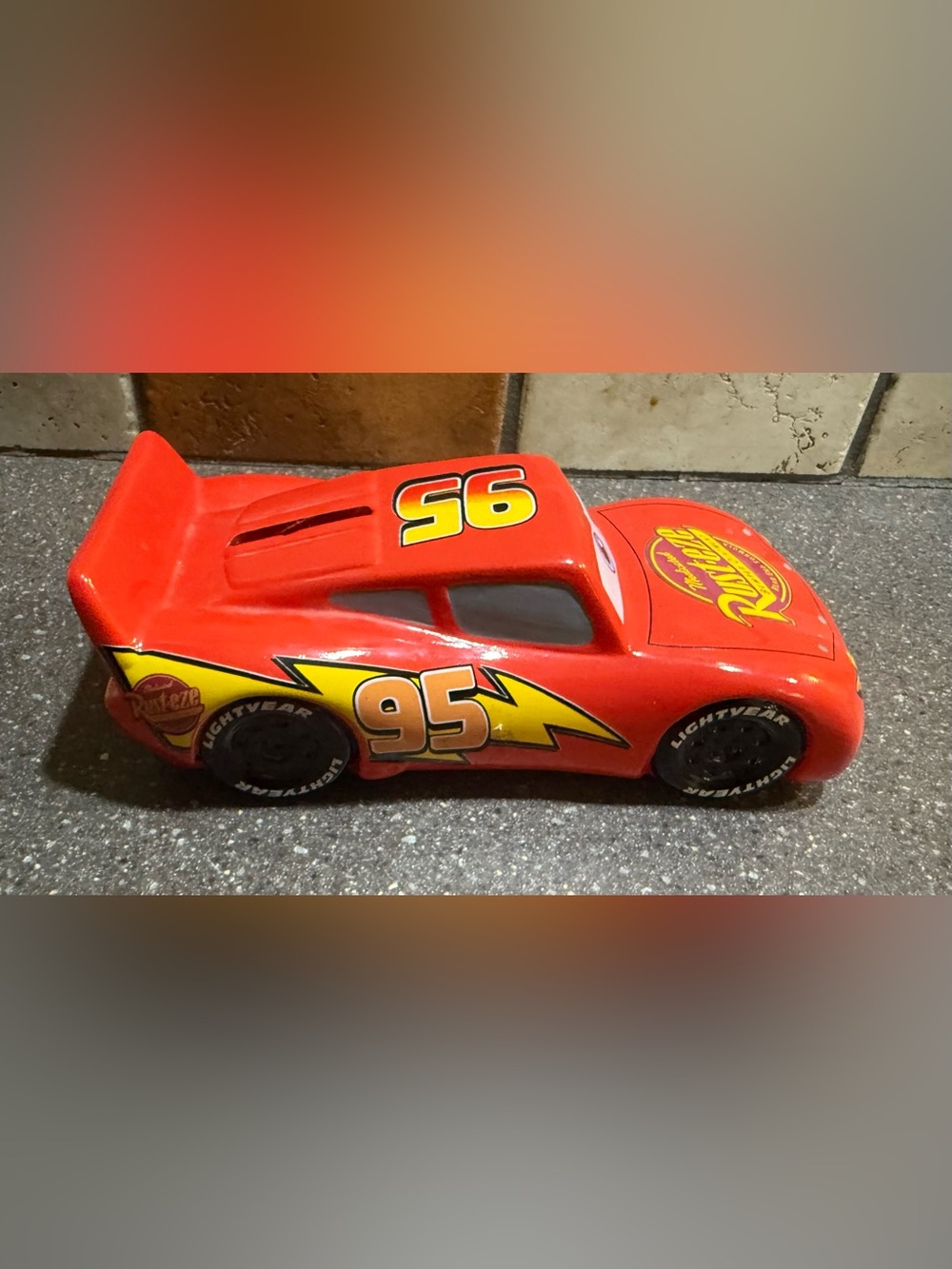 Lightning McQueen piggy bank